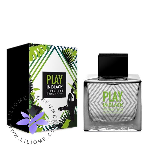 عطر ادکلن آنتونیو باندراس پلی این بلک سداکشن مردانه-Antonio Banderas Play In Black Seduction for Men
