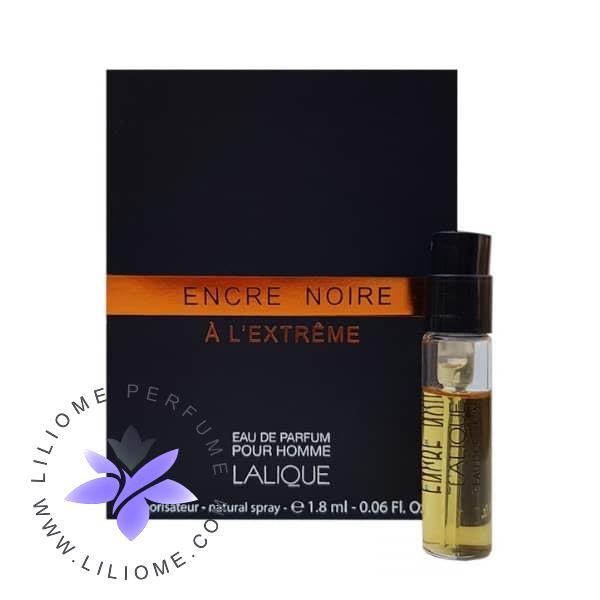 سمپل عطر لالیک انکر نویر ای ال اکستریم ادو پرفیوم | Lalique Encre Noire A L'Extreme EDP Sample
